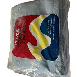 Plaza 72x90 In. Blanket Twin Or Full Size 100% Polyester Blue Treated To Reduce